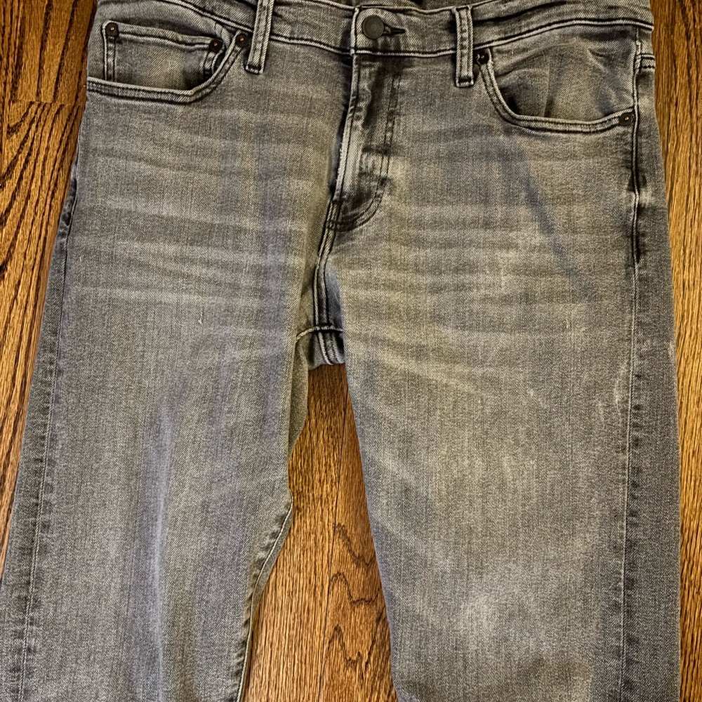 LUCKY BRAND 110 Slim Denim Charcoal/Faded Black Jeans